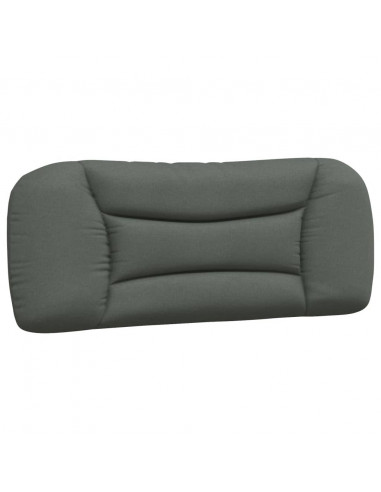 Cuscino Testiera Grigio Scuro 100 cm in Tessuto