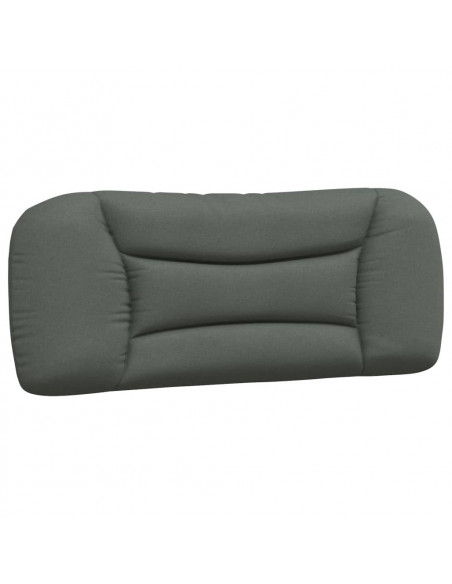 Cuscino Testiera Grigio Scuro 100 cm in Tessuto