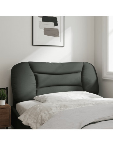 Cuscino Testiera Grigio Scuro 100 cm in Tessuto