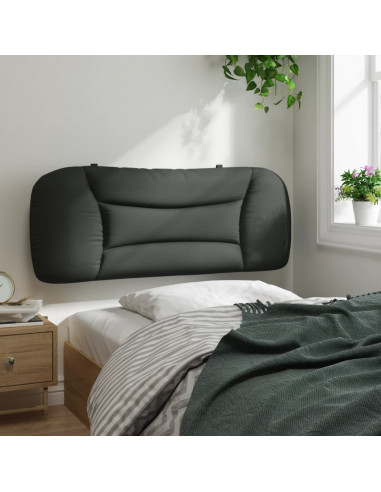 Cuscino Testiera Grigio Scuro 100 cm in Tessuto