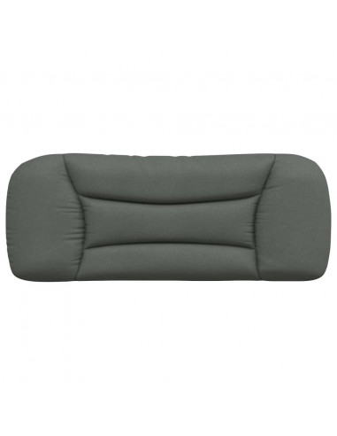 Cuscino Testiera Grigio Scuro 100 cm in Tessuto