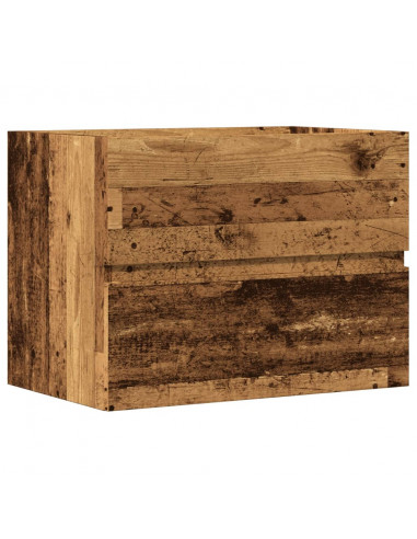 Mobile da Bagno Legno Antico 60x38,5x45 cm in Truciolato