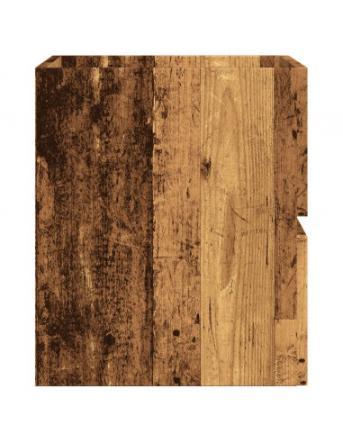 Mobile da Bagno Legno Antico 60x38,5x45 cm in Truciolato