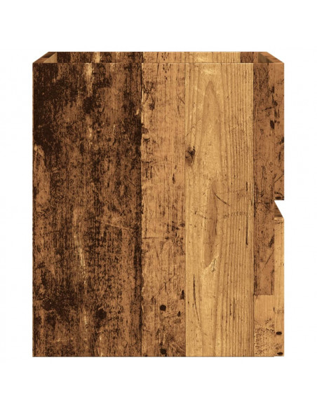 Mobile da Bagno Legno Antico 60x38,5x45 cm in Truciolato