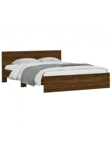 Giroletto con Testiera Rovere Marrone 150x200 cm