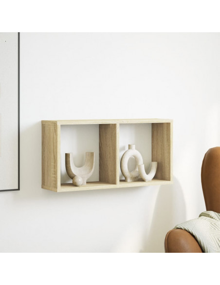 Mobile a Parete 60x16x30 cm Rovere Sonoma in Legno Multistrato