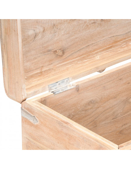Baule 90x40x40 cm in Legno Massello di Acacia