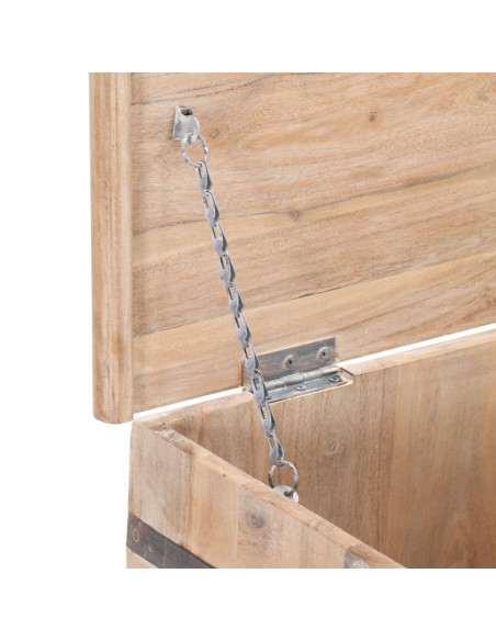 Baule 90x40x40 cm in Legno Massello di Acacia