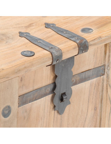 Baule 90x40x40 cm in Legno Massello di Acacia