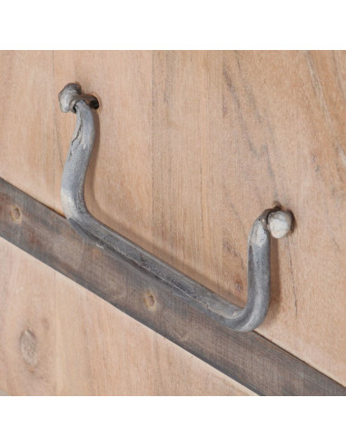 Baule 90x40x40 cm in Legno Massello di Acacia