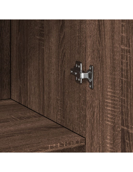 Armadietto Rovere Marrone 70x42,5x225 cm in Truciolato