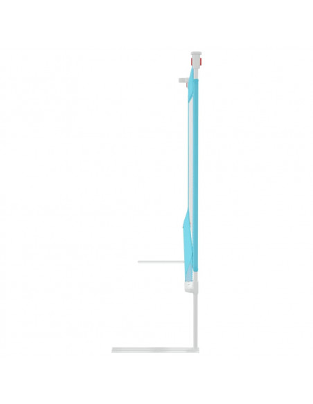 Sponda Letto di Sicurezza per Bambini Blu 100x25 cm in Tessuto