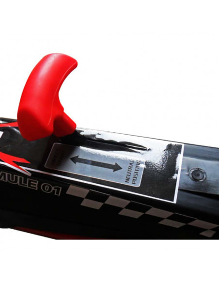 Go-kart a pedali per bambini, sedile regolabile, rosso
