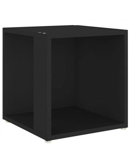 Tavolino Nero 33x33x34,5 cm in Truciolato