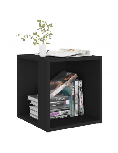 Tavolino Nero 33x33x34,5 cm in Truciolato