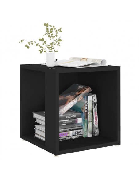 Tavolino Nero 33x33x34,5 cm in Truciolato