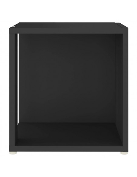 Tavolino Nero 33x33x34,5 cm in Truciolato