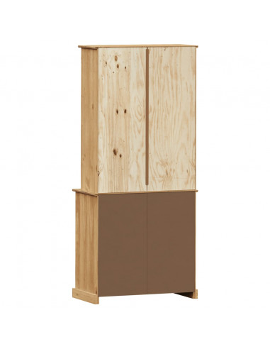 Credenza VIGO 78x40x175 cm in Legno Massello di Pino