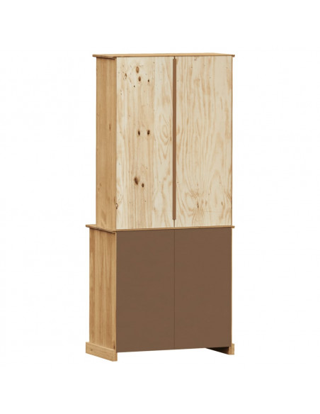 Credenza VIGO 78x40x175 cm in Legno Massello di Pino