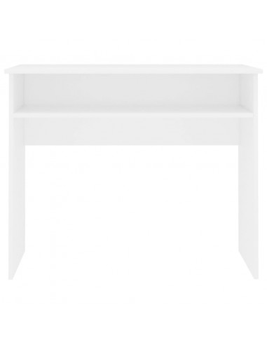 Scrivania Bianca 90x50x74 cm in Legno Multistrato