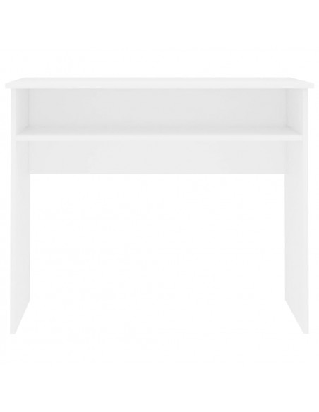 Scrivania Bianca 90x50x74 cm in Legno Multistrato