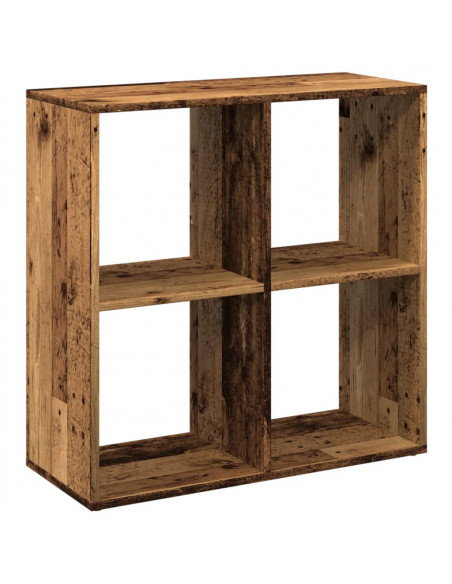 Libreria Divisorio Legno Vecchio 69,5x29x69,5 cm in Truciolato