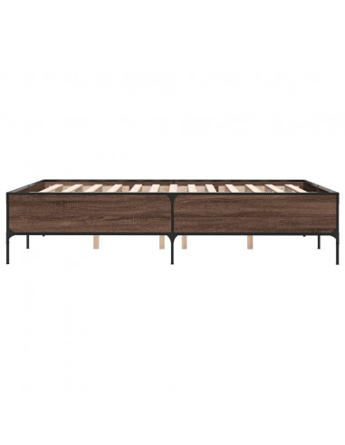 Giroletto Rovere Marrone 135x190cm in Legno Multistrato Metallo