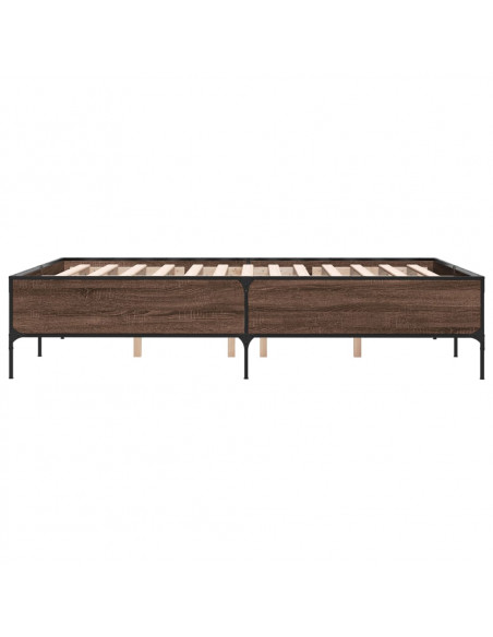 Giroletto Rovere Marrone 135x190cm in Legno Multistrato Metallo