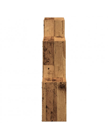 Mobile a Parete 78x18x71 cm Legno Antico in Legno Multistrato