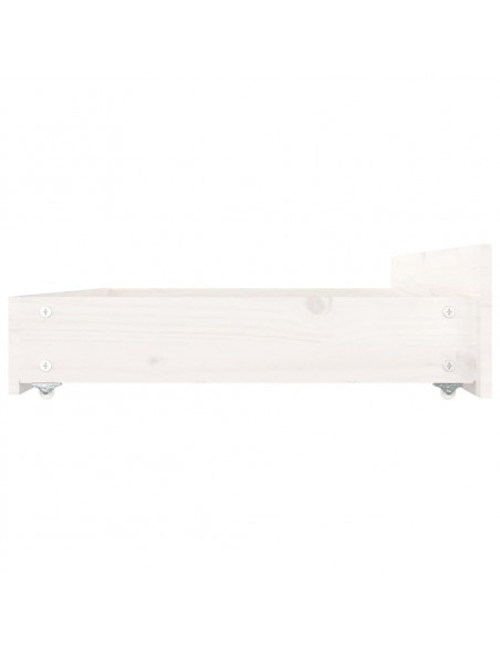 Giroletto con Cassetti Bianco 140x200 cm