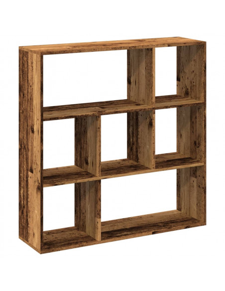 Libreria Divisorio Legno Antico 102x29x103,5 cm in Truciolato
