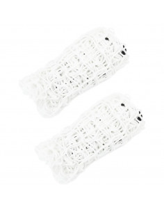 Reti da Fieno 2pz Rettangolari Bianchi 100x90 cm in PP 2