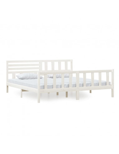 Giroletto Bianco in Legno Massello 200x200 cm