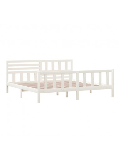 Giroletto Bianco in Legno Massello 200x200 cm