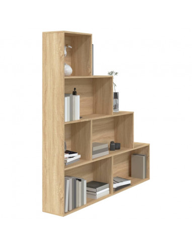 Libreria/Divisorio Rovere Sonoma 155x24x160cm Legno Multistrato