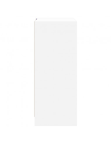 Credenza con LED Bianca 77x34x85 cm in Legno Multistrato