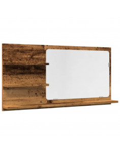 Mobile da Bagno Legno Antico 90x11x45 cm in Truciolato 2