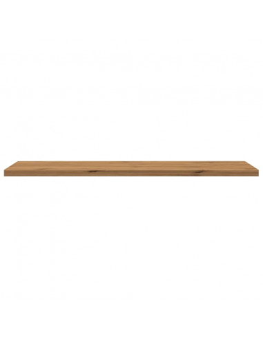 Mensole Parete 4pz Rovere Artigianale 60x30x1,5cm in Truciolato