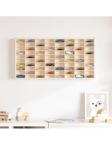 Mobili con Vetrina Parete con 80 Scomparti 80x4,5x40,5 cm