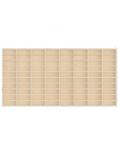 Mobili con Vetrina Parete con 80 Scomparti 80x4,5x40,5 cm