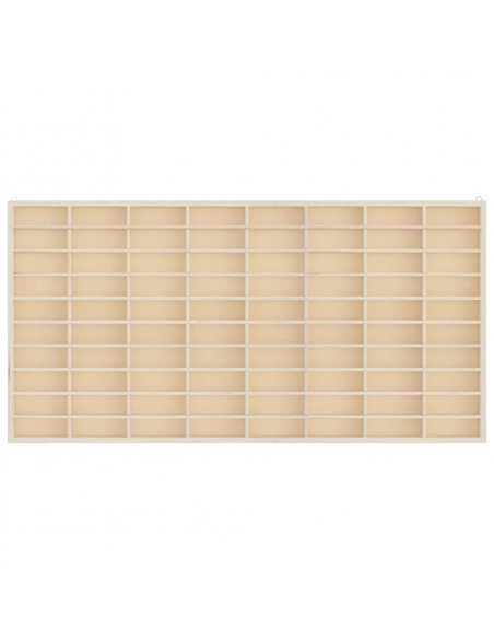 Mobili con Vetrina Parete con 80 Scomparti 80x4,5x40,5 cm