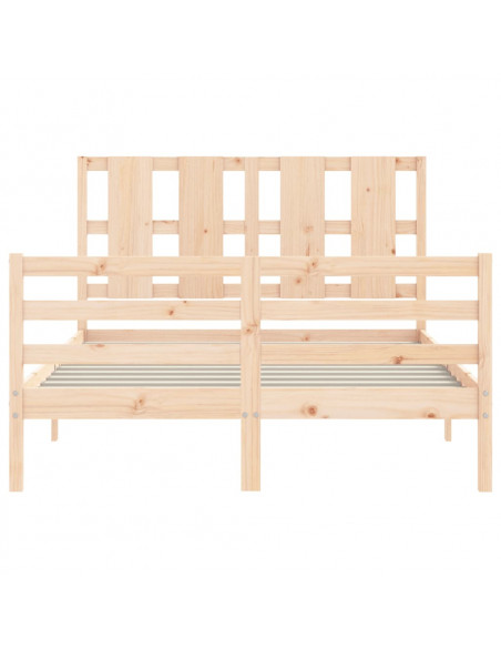 Giroletto con Testiera 140x190 cm in Legno Massello