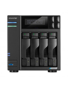 ASUSTOR NAS TOWER 4 Bay + 4x M.2 NVMe , Intel Celeron N5105 Jasper Lake Quad-Core, 4GB (16GB MAX) , 2.5 GbE x 2, .. AS6704T