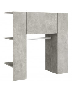 Mobili da Corridoio 2 pz Grigio Cemento in Legno Multistrato