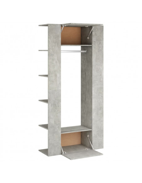 Mobili da Corridoio 2 pz Grigio Cemento in Legno Multistrato