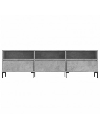 Mobile TV Grigio Cemento 150x30x44,5 cm Legno Multistrato