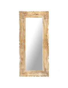 Specchio 110x50 cm in Legno Massello di Mango