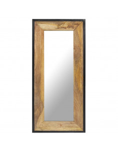 Specchio 110x50 cm in Legno Massello di Mango