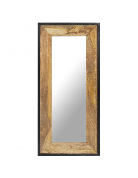 Specchio 110x50 cm in Legno Massello di Mango