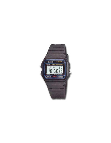 Orologio Casio F 91W 1YEG COLLECTION Men Nero